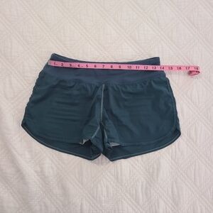 Senita Athletics Dark Green Athletic Shorts